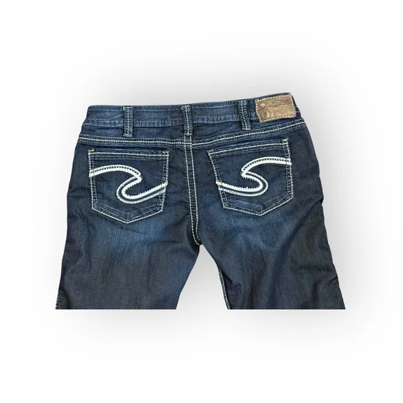 Silver Jeans Frances 18
Bootcut Jeans Womens Dark Wash Stretch Western Sz 31x33 - Picture 8 of 11